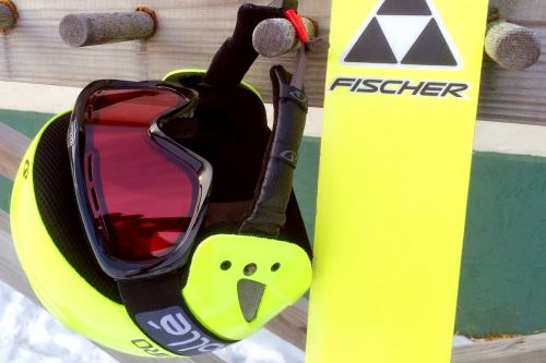ski helmet goggle