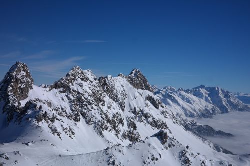 ski area arlberg winter
