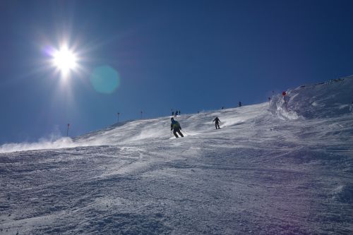 ski area arlberg winter