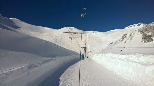 ski lift t-bar t-bar lift