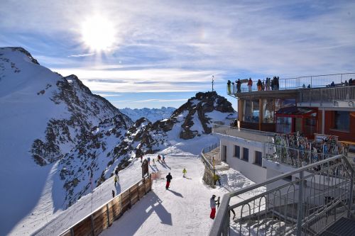ski resort mountain station ski lift