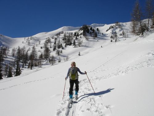 backcountry skiiing ski mountaineering ski touring