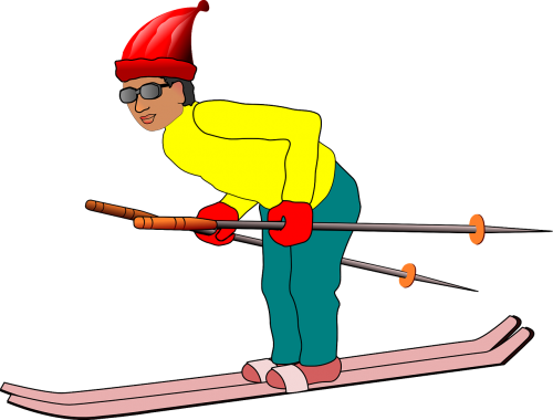 skier man sports