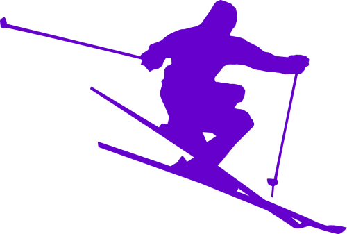skiing ski downhill
