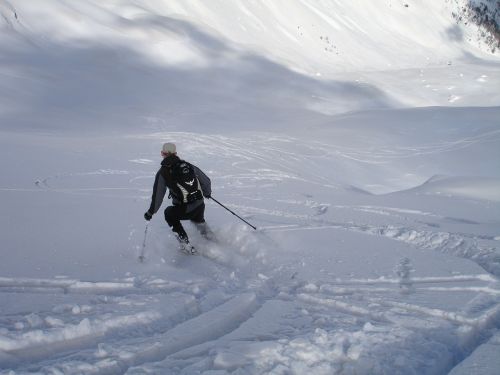 skiing backcountry skiiing departure