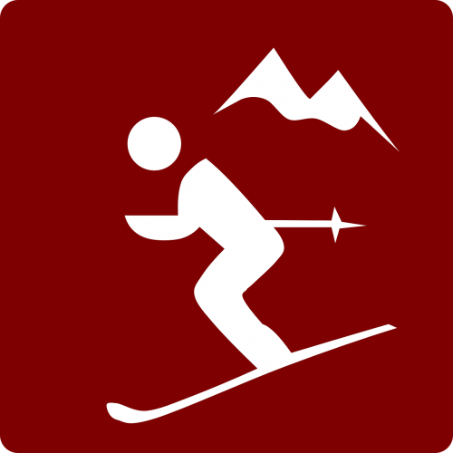 skiing downhill mountain sports