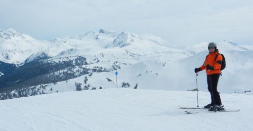 skiing winter sports whistler