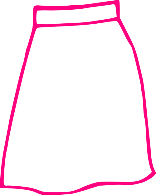 skirt pink long