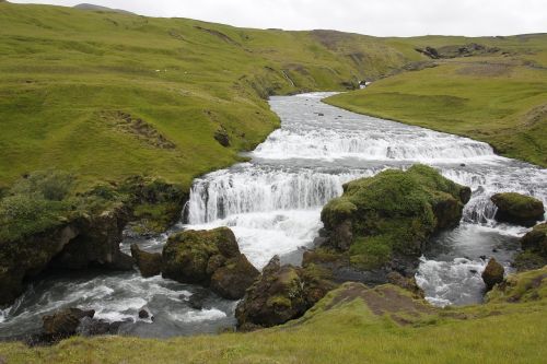 skógá river iceland waterfall