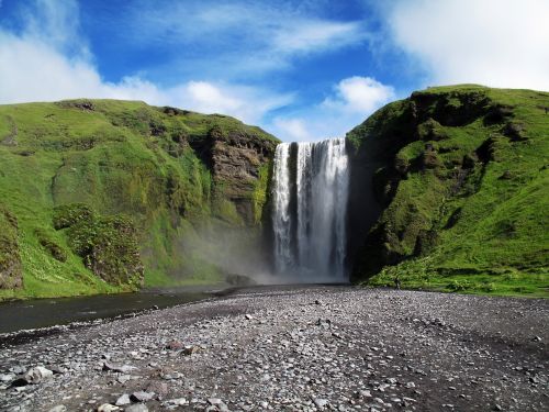 skogafoss waterfall dinamet7