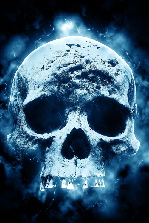 skull death horror