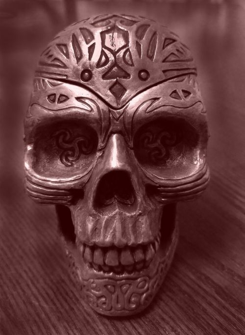 skull decoration halloween