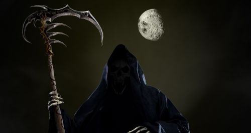 skull grim reaper wallpaper