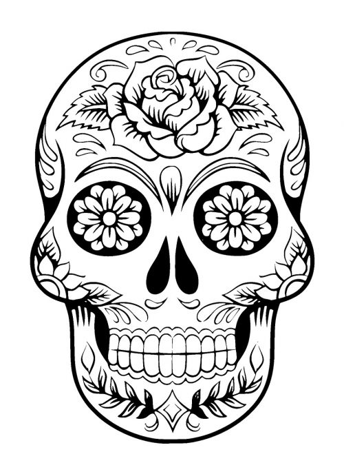 skull sugar skull tattoo