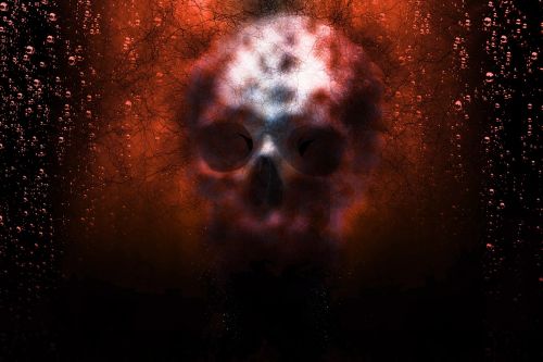 skull horror halloween