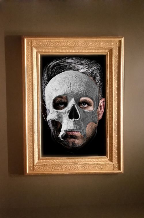 skull man face