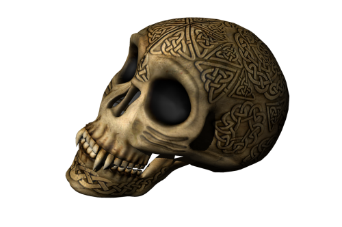 skull death dark
