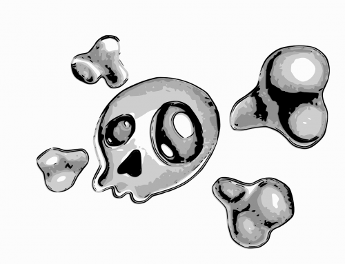 skull crossbones human bones