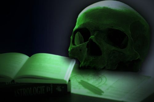 skull book spiritual