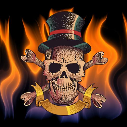 Skull On Fire