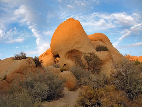 skull rock formation geologic