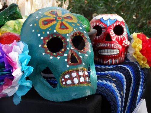 skulls mexican muertos