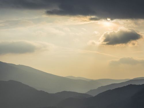 hills sky landscape