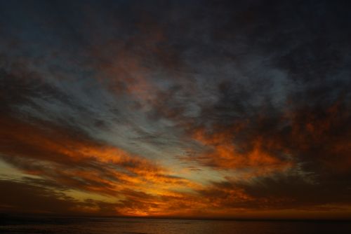 ocean sunset sunlight