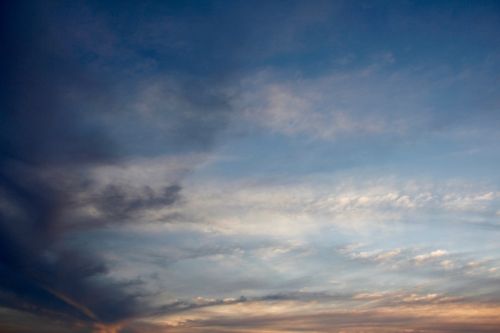 sky clouds sunset