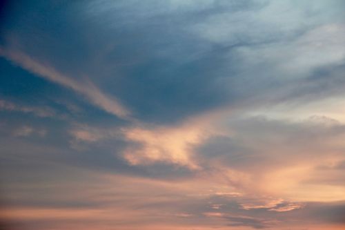 sky clouds sunset