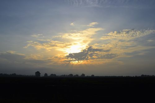 sky sunset abendstimmung