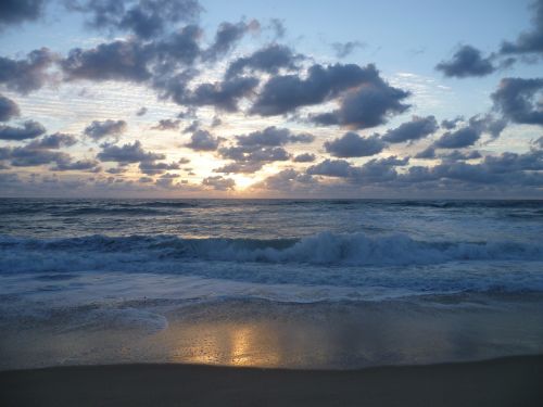 sky clouds sea