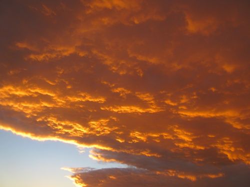 sky sunset clouds