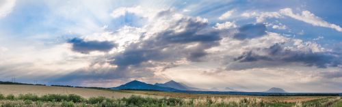 sky landscape nature