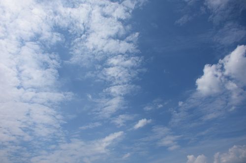 sky clouds blue