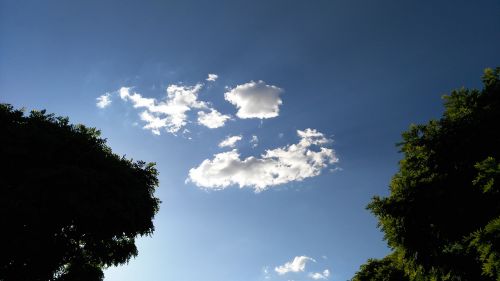 sky clouds sunset