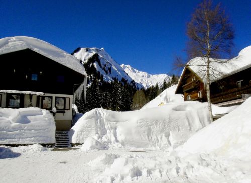 sky blue snow