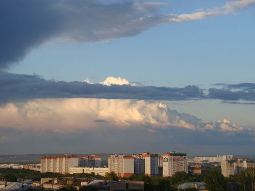 sky after the rain clouds