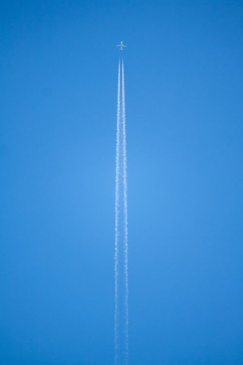 sky airplane flight