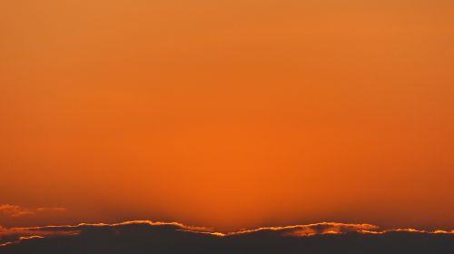 sky orange sunset