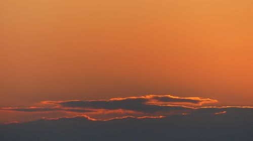 sky orange sunset