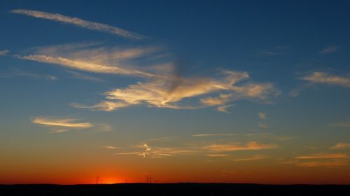 sky clouds blue