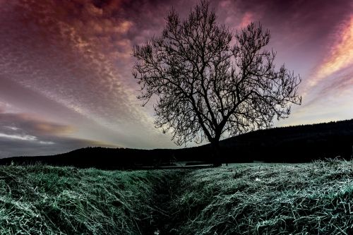 sky landscape nature