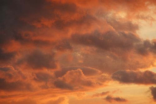 sky autumn clouds