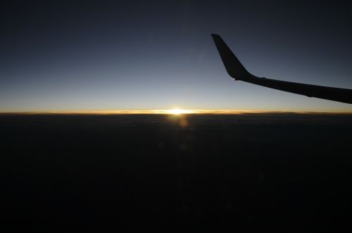 sky above the clouds aircraft