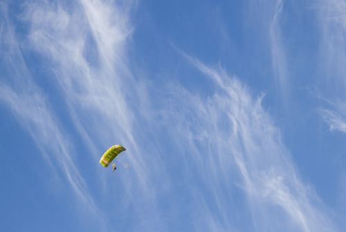 sky parachute air