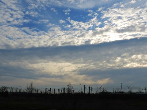 sky view clouds