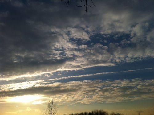 sky clouds nature