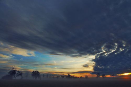 sky clouds landscape