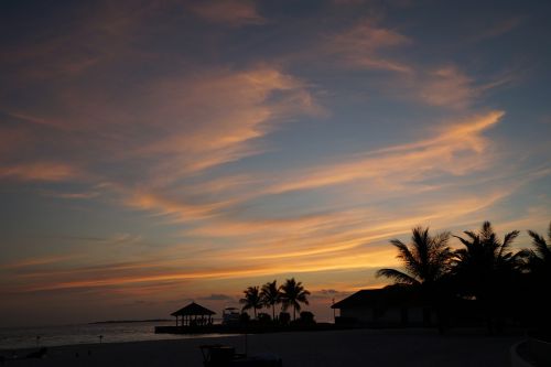 sky maldives the night sky